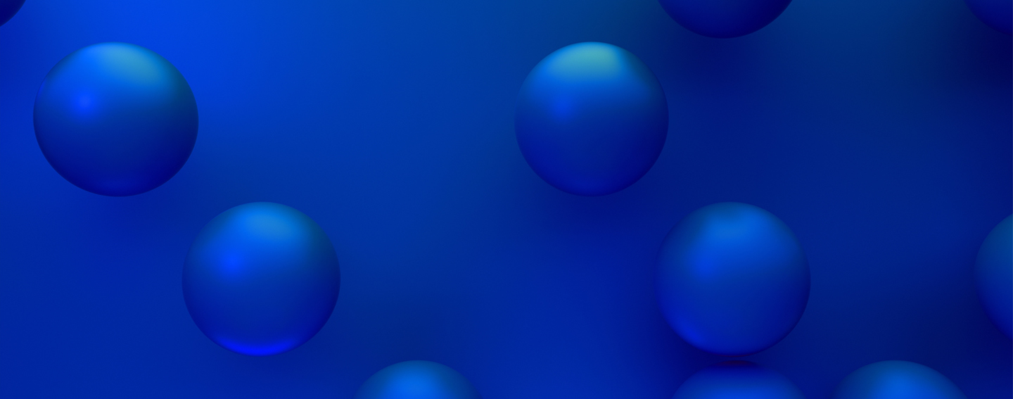 blue spheres