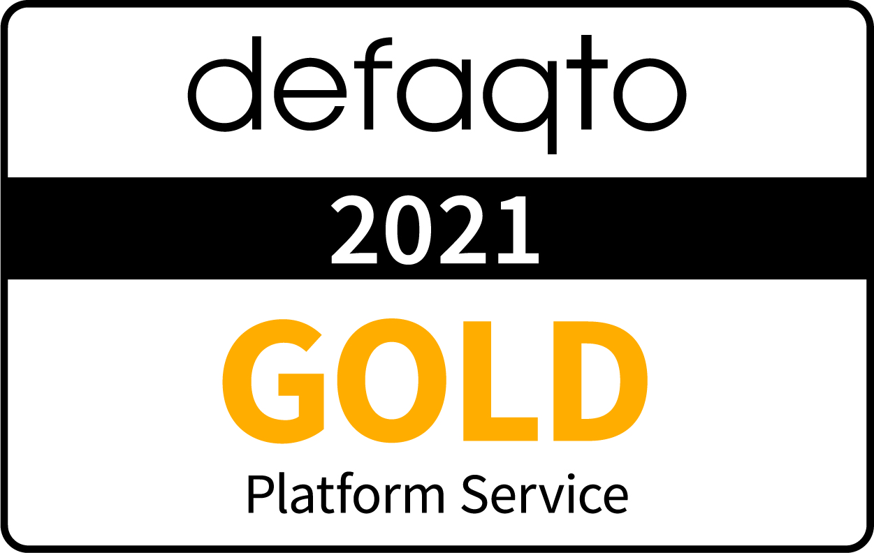 Defaqto Adviser Platform gold award logo 2021